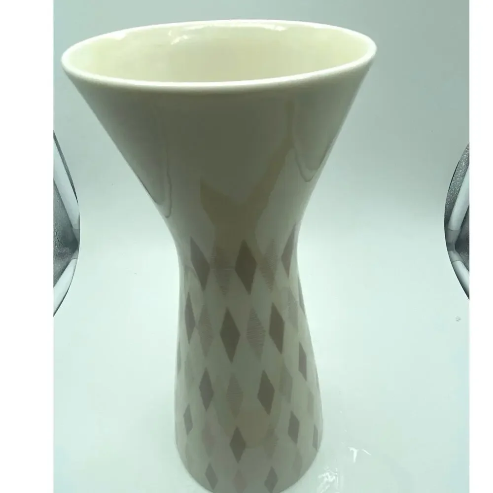 VTG Royal Bavaria Porzellan KM Germany Mid Century Hourglass Vase Graphic design